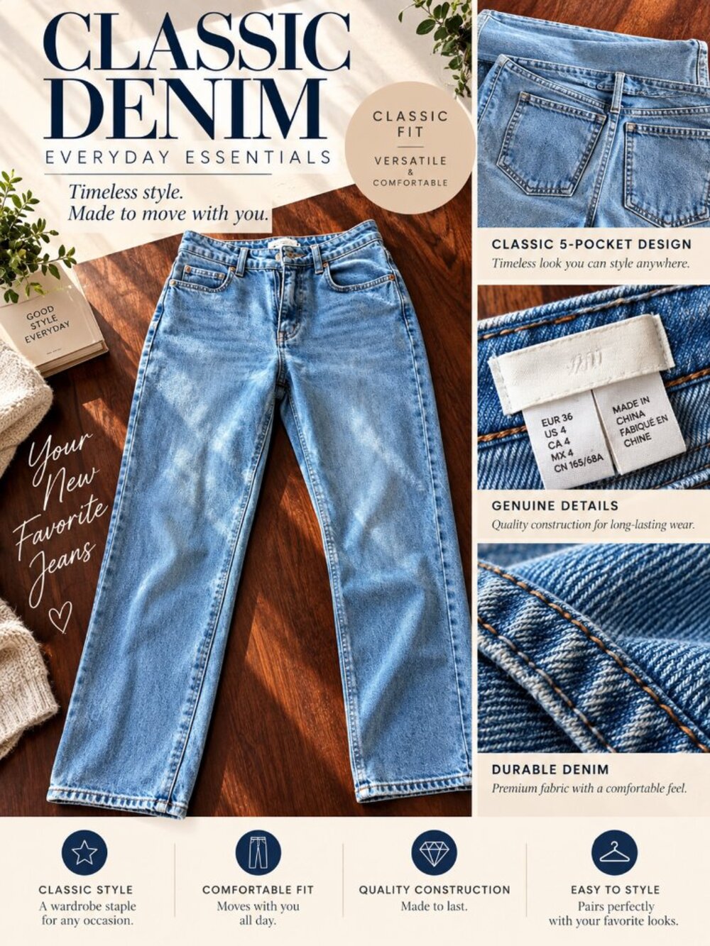 H&M Jeans - Size 4